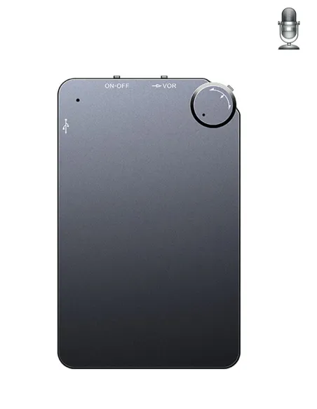 Dictaphone espion - Détection de son - 160h d'autonomie
