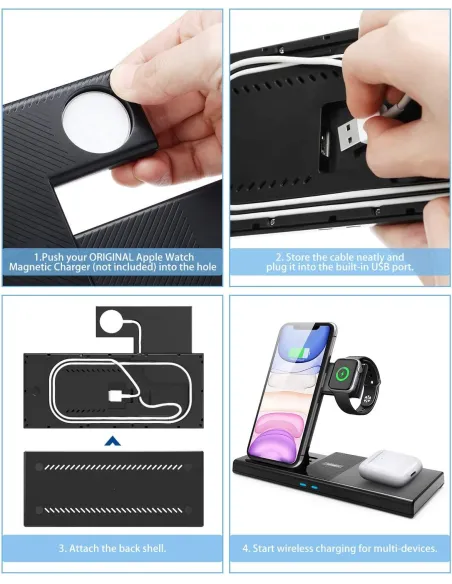 Station de charge : Module caméra - Micro espion GSM