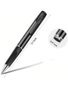 Stylo camera espion full hd - enregistrement en continu et son 2
