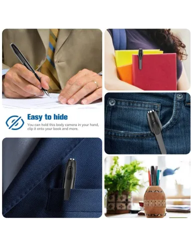 Stylo camera espion full hd - enregistrement en continu et son
