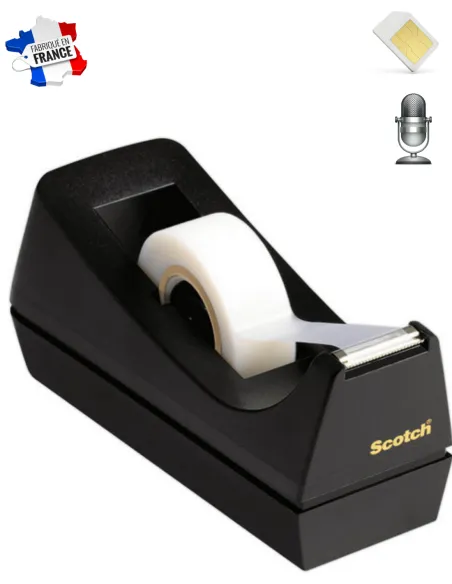 Dérouleur scotch - Intégration : micro GSM - dictaphone