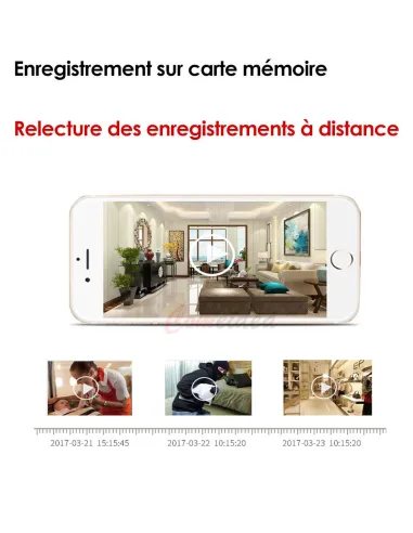 Lecteur DVD avec caméra espion - détails produit