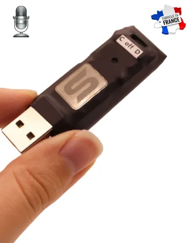 Clé USB espion - Dictaphone enregistreur - longue autonomie