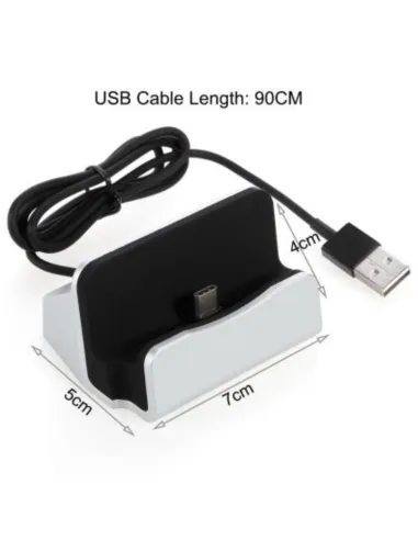 Dock telephone chargeur type c - camera/micro GSM - dimensions