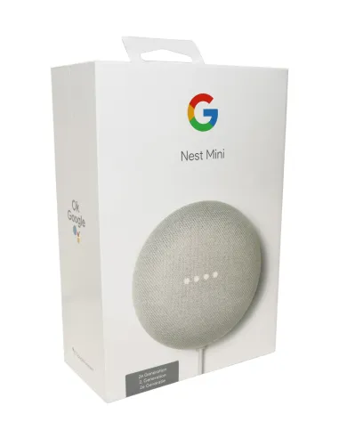 Boite d'assistant vocal google nest mini micro GSM