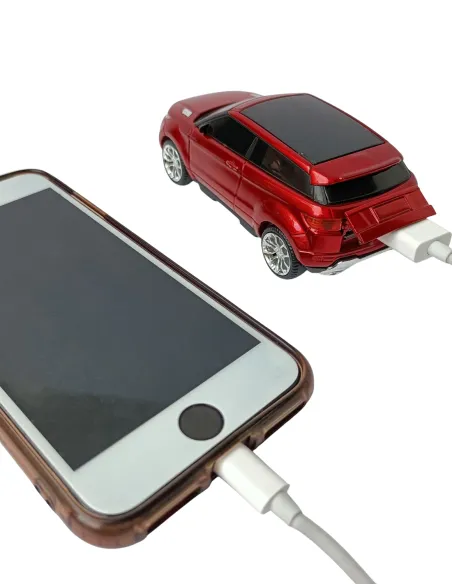 Voiture batterie de secours micro GSM - branchee