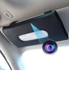 Caméra Wifi voiture - Boite à mouchoirs accrochable