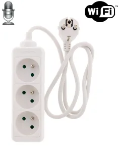 Multiprise 3 Prises WiFi avec Enregistreur Vocal Espion 32Go 2
