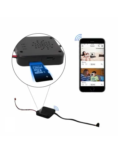 Camera wifi module espion dissimulable - jusqu'à 128 Go