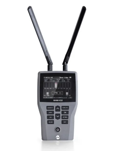 WAM-X10 PRO Moniteur multi bande Cellulaire 5G, large bande (0 à 14 GHz)