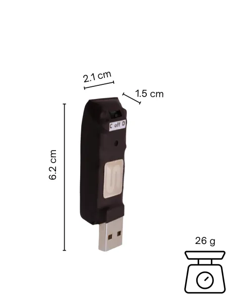 Clé USB espion - Dictaphone enregistreur - longue autonomie
