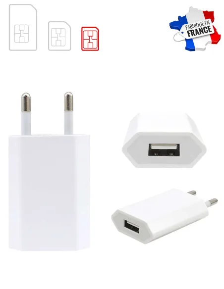 Chargeur iPhone - Micro espion GSM - Ecouter en direct