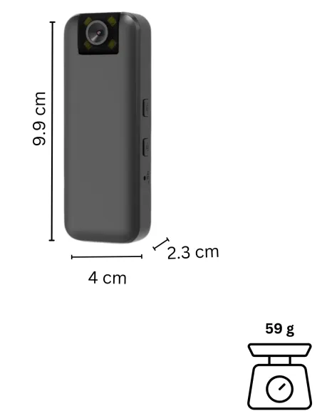 Mini caméra wifi - Full HD - Grand angle - Vision nocturne