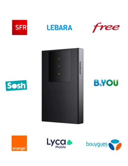 Modem 4G :  batterie 5200 mah longue autonomie