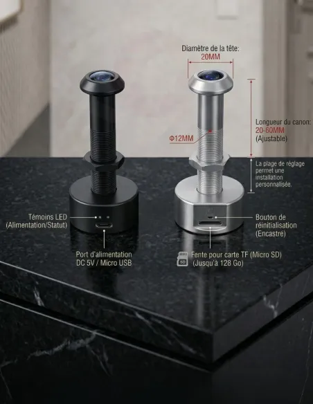 Caméra Judas WIFI FULL HD  autonomie illimité sur secteur
