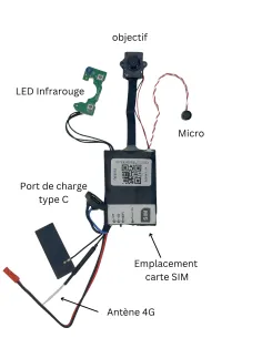 Module caméra DIY espion 4G / Wi-Fi - Vision à distance en direct 2