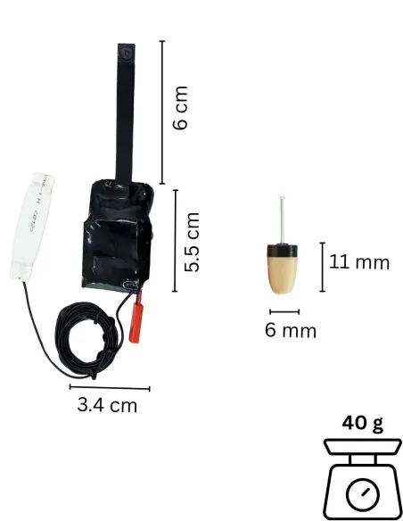 Kit caméra avec oreillette Wi-Fi - Vision à distance en direct
