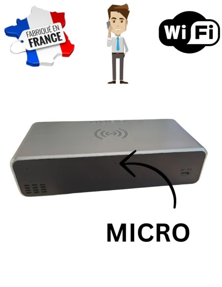 Mini enregistreur audio Wi-Fi - écoute en direct à tout moment